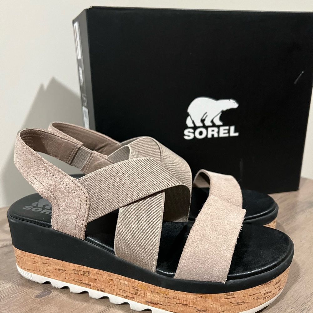 Sorel Cameron Flatform Slingback sandal